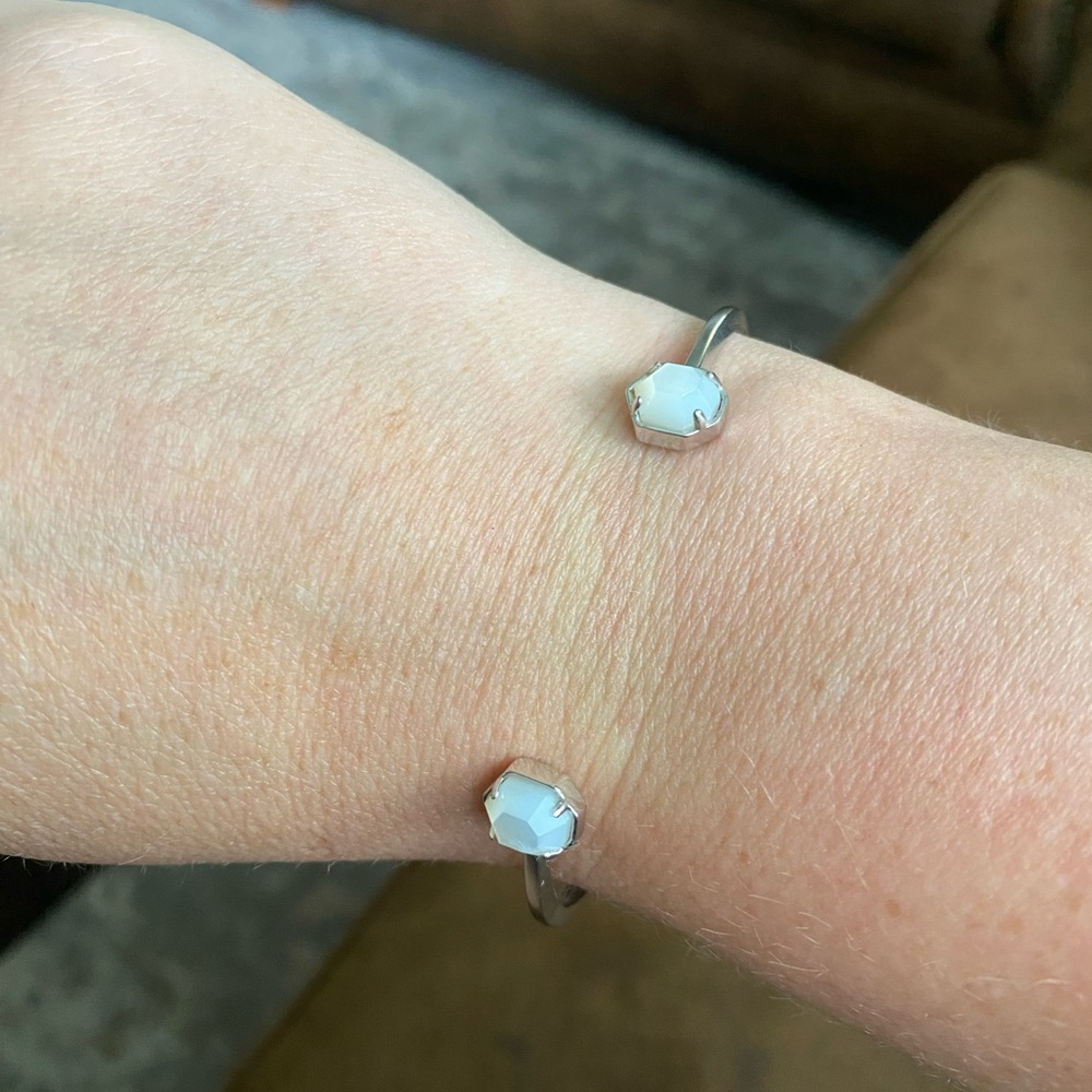 Kendra Scott Silver Cuff Bangle